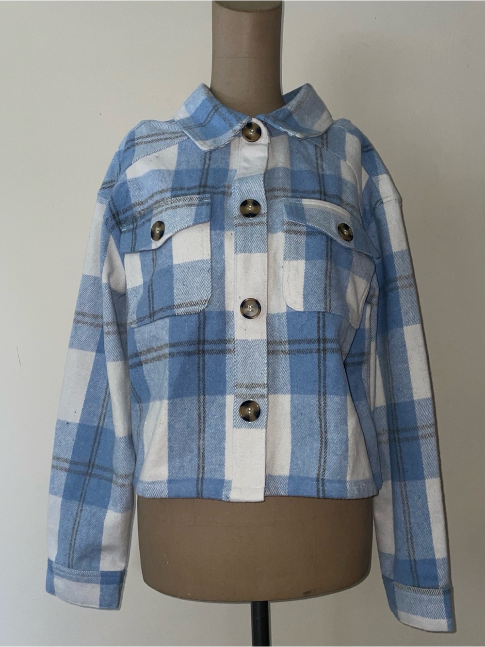NWT Shacket/Country/Jacket Plaid Button-Front
